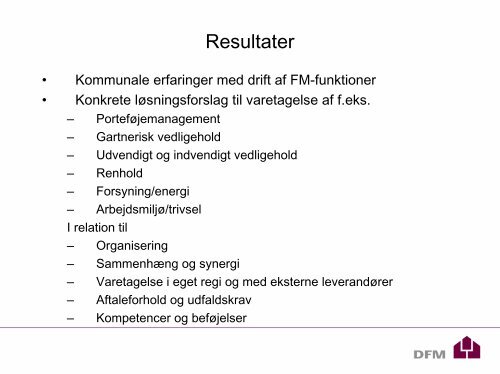 Poul Henrik Dues præsentation - DFM-net