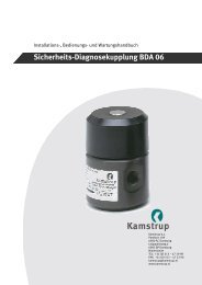 Sicherheits-Diagnosekupplung BDA 06 - Kamstrup A/S