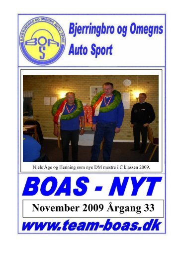 November 2009 Årgang 33 - team-boas.dk