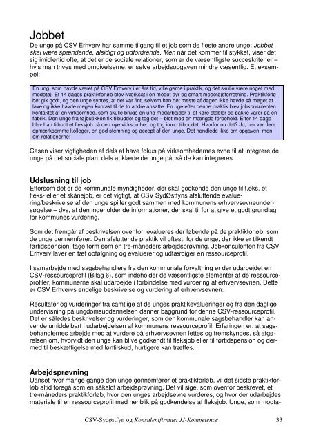 Projekt Rapport (pdf) - CSV - Svendborg kommune