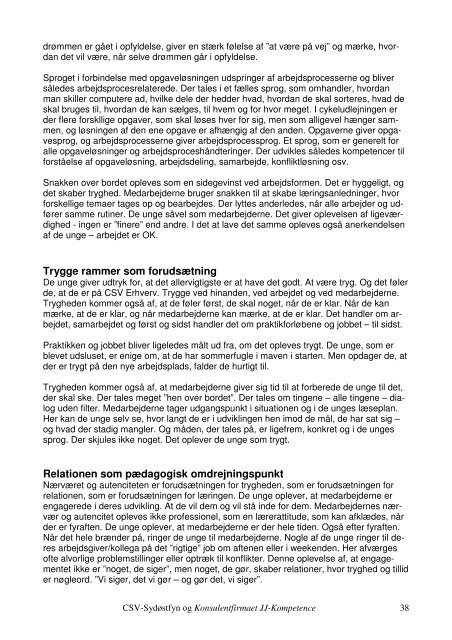 Projekt Rapport (pdf) - CSV - Svendborg kommune