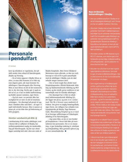 Pulsen december 2011 som PDF - Aarhus Universitetshospital