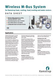 Data sheet - Kamstrup