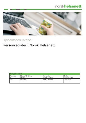 Personregister i Norsk Helsenett