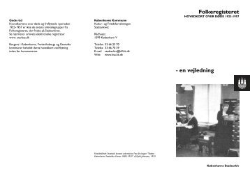 Folkeregisteret, hovedkort over døde 1923-1957 - Københavns ...