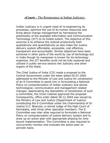 eCourts-The Renaissance in Indian Judiciary by Sri Kishor ... - Kamrup