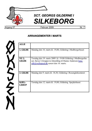 Øksen nr 7 2009 A4 - Silkeborggilderne