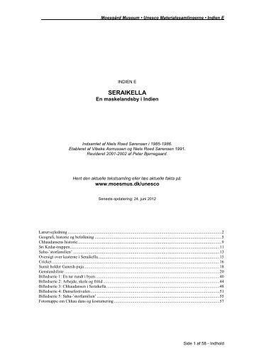Download tekstsamlingen om Indien E (pdf-dokument) - Moesgård ...