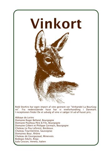 Vinkort - Rold StorKro