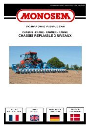 rahmen - ramme chassis repliable 3 niveaux - monosem-planters.com