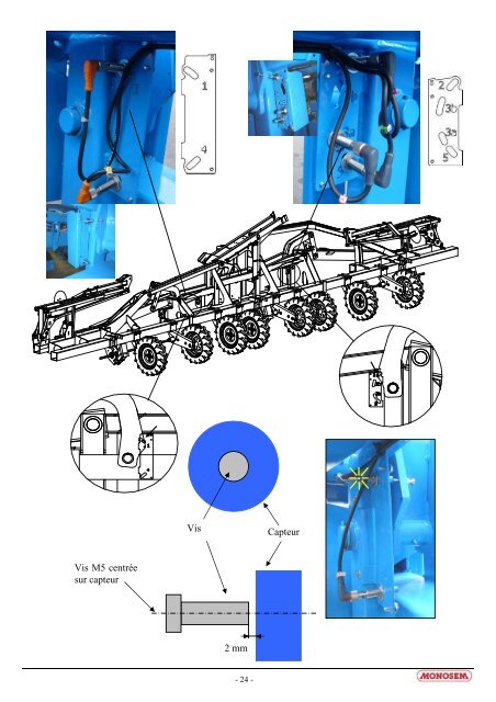 rahmen - ramme chassis repliable 3 niveaux - monosem-planters.com