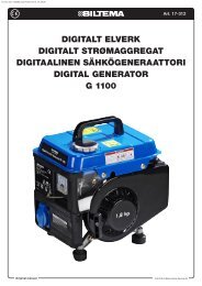 Elverk Stromaggregat Sahkogeneraattori Generator Biltema