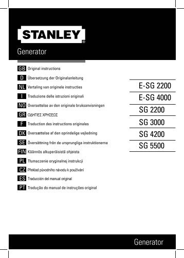 Manual - Generador electrico