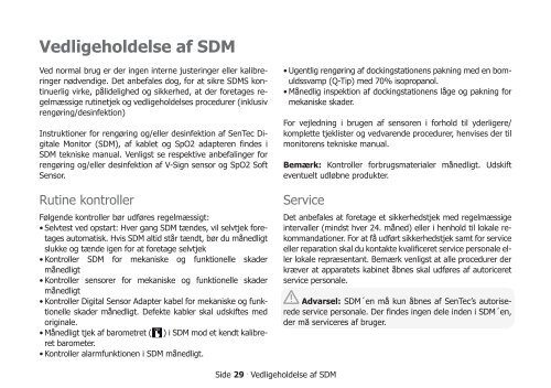 Instruktionsmanual - SenTec AG