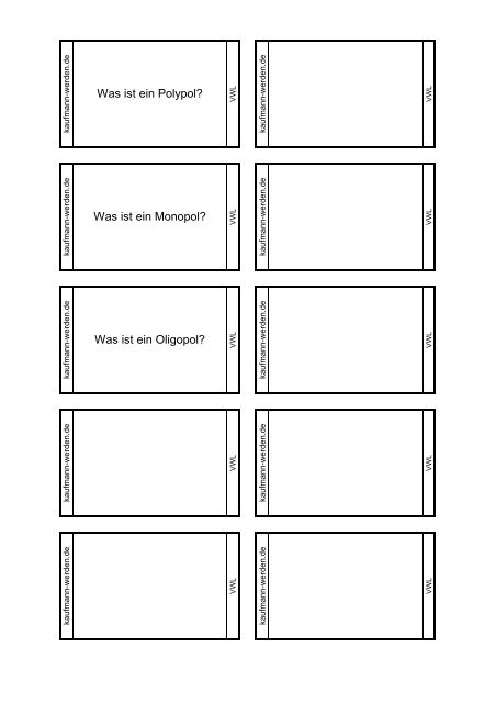 Was ist ein Polypol? Was ist ein Monopol? Was ist ein Oligopol?