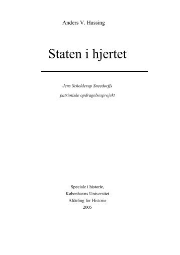 Nr 5 - Anders V Hassing-Staten i hjertet