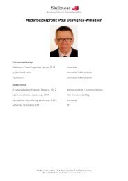 Medarbejderprofil: Poul Desvignes-Willadsen - Skelmose Consulting