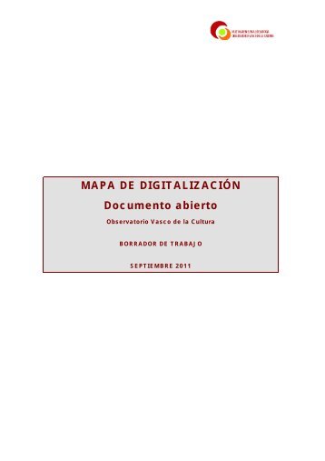 MAPA DE DIGITALIZACIÓN Documento abierto - KAHK-talde ...