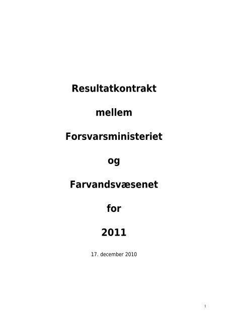 Download resultatkontrakt - Farvandsvæsenet