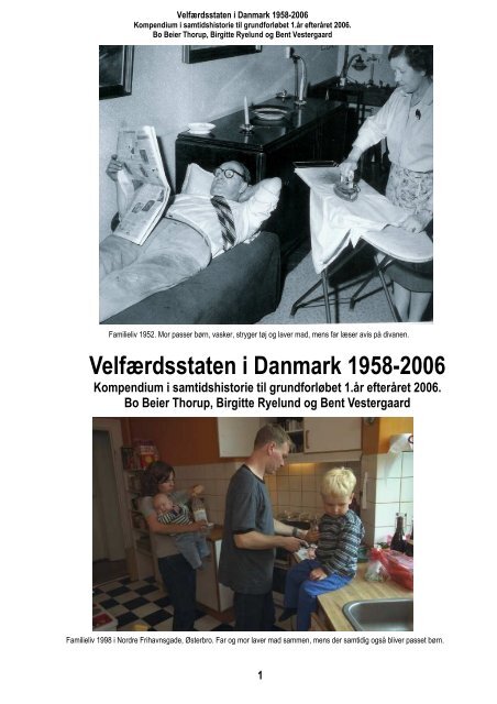 Grundforløbskompendium Velfærdsstaten 2006