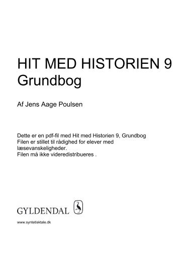 Grundbog HIT MED HISTORIEN 9 - Syntetisk tale