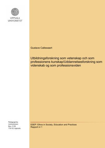 Rapport 1 - Resources - Uppsala universitet