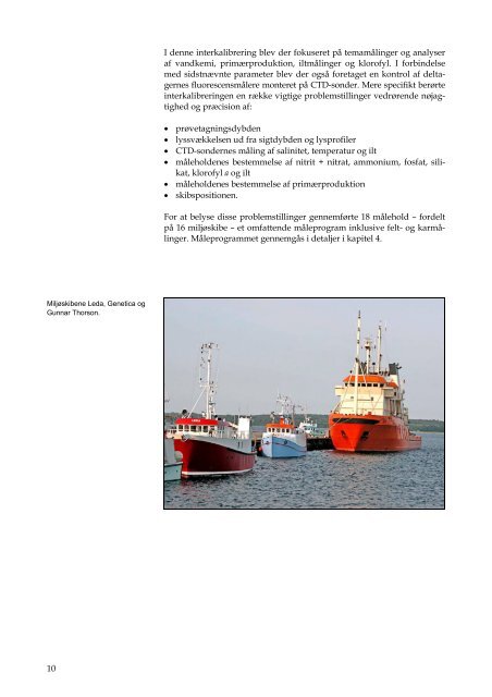 Interkalibrering af marine målemetoder 2006 - Faglig rapport fra ...