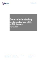 Generel orientering om chartered surveyors ... - Sadolin & Albæk