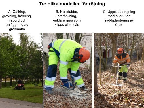 Permanent omgestaltning av planteringar för ökad trygghet - Boverket