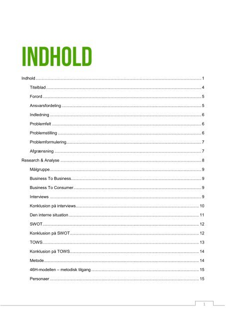 Rapport - Martin Daugaard - portfolio