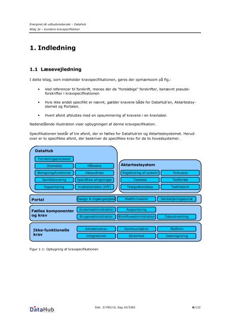 DataHub - Bilag 3a - Kundens kravspecifikation - Energinet.dk