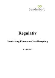 Læs hele regulativet - Sønderborg Forsyning