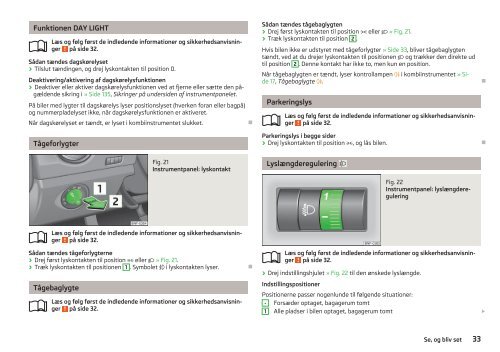 ŠKODA Citigo Instruktionsbog - Media Portal - Škoda Auto