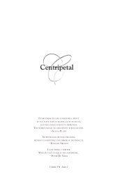 Centripetal - Vol 9 Iss 2 - Plymouth State University