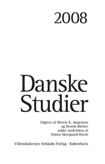 Danske Studier 2008