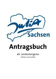 46. Landeskongress - Jungliberale Aktion Sachsen