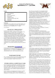 Nyhedsbrev nr. 7 – juni 2004 - Danske AJS og Matchless Kørere
