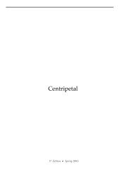 Centripetal - Plymouth State University