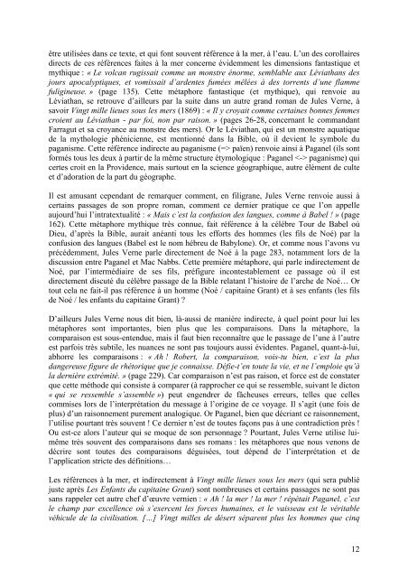 Format PDF - Analyses littéraires des romans de Jules Verne