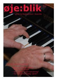 hvad er lovsang? - Roskilde Baptistkirke