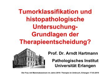 Grundlagen der Therapieentscheidung? - Frauenklinik