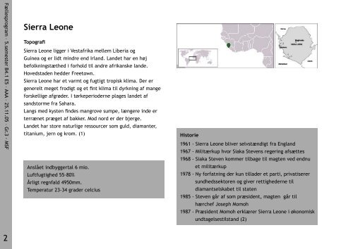 Sierra Leone - Institut for Design - B4.1+2