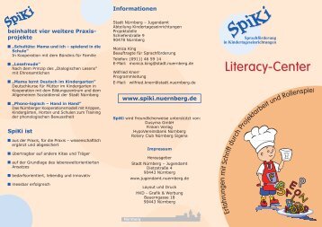 SpiKi-Projekt "Literacy Center" - Jugendamt der Stadt Nürnberg