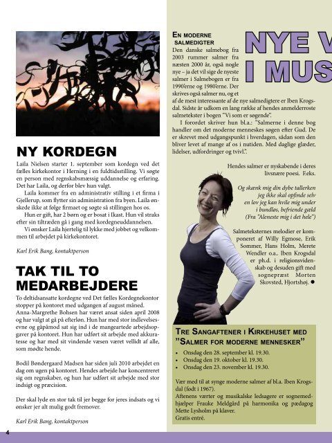Kirkeblad for Herning Sogn - Herning Kirkes hjemmeside