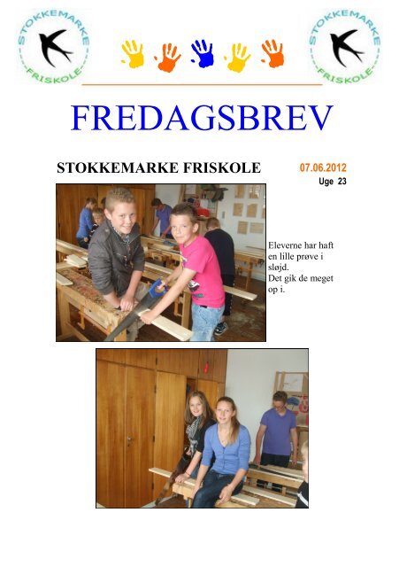 FREDAGSBREV - Stokkemarke Friskole