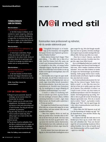 Mail med stil - Omatskrive.dk