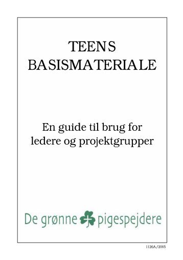 TEENS BASISMATERIALE - De grønne pigespejdere