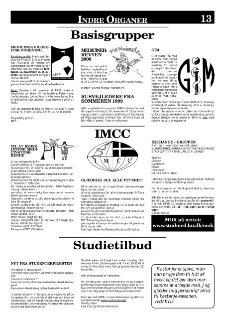 MedicinerOrganisationernes Kommunikationsorgan, et ugeskrift - MOK