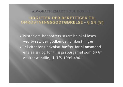 ADVOKATFIRMAET POUL BOSTRUP - Danmarks Skatteadvokater