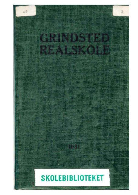 SKOLEBIBLIOTEKET - Elevforeningen Grindsted Privatskole